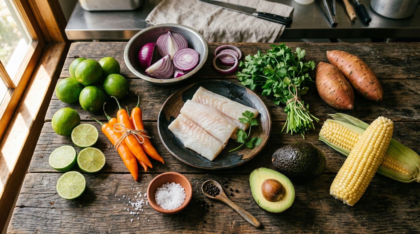 Ingredientes frescos — la base de CVCHÉ